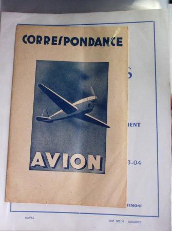1910-80 Collection de lettre et documents concernant