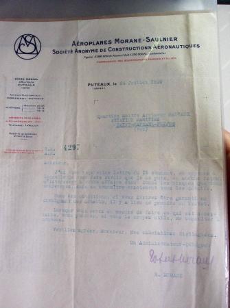 1910-80 Collection de lettre et documents concernant