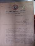 1910-80 Collection de lettre et documents concernant