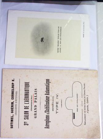 1910-80 Collection de lettre et documents concernant