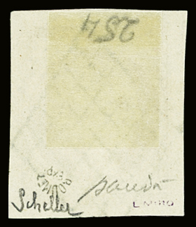 N°6B 1f carmin-brun, avec deux voisins, obl. grille,