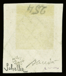 N°6B 1f carmin-brun, avec deux voisins, obl. grille,