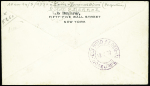 10/14.5.1930 Paris - Toulouse - Rio de Janeiro par Mermoz, Dabry, Gimié, lettre avec cachet rect violet