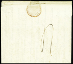 2 lettres : "P 19 P Ajaccio" (1818 - rouge - 1828 - noir), ind 13 et ind 14. TB