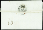 3 lettres avec MP "90 Ajaccio" (1803 - 1806) an 10 dont 2 avec franchises manuscrites