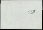 N°29 OBL GC 45 + CAD "2 Marseille 2 BAT A VAP" (1869) sur lettre de Marseille pour Ajaccio (Salles n°434), ind 18. Rare et TB