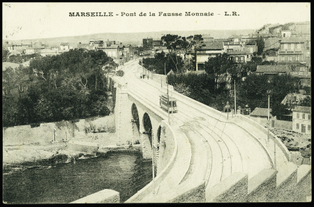 4 plis divers de Corse dont n°138 OBL CAD octogonal "Bastia ligne de Marseille" (1919) et lettre en franchise d'Ajaccio (1916) avec cachet violet ovale