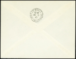 2 env. entiers postaux recommandées 4F50 Ilot de St Nazaire taxe perçue" brun-rouge OBL Batz-s-Mer (28.2.45 - 1er jour) et Guérande (19.3.45). TB. Cote Mayer