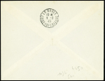 2 env. entiers postaux recommandées 4F50 Ilot de St Nazaire taxe perçue" brun-rouge OBL Batz-s-Mer (28.2.45 - 1er jour) et Guérande (19.3.45). TB. Cote Mayer