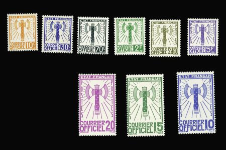 N°1 + 2+ 5 + 9 + 11 + 12 + 13 à 15, neuf **, TB