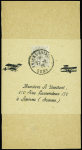 N°107 OBL CAD rond "Amiens aviation Somme" (17.8.10) sur imprimé sous bande. TB