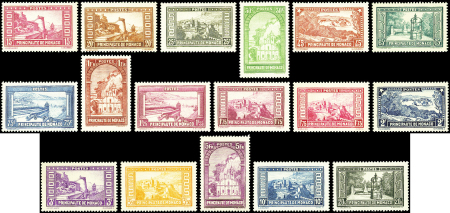 N°119/134 Vues de la Principauté, neuf **, TB