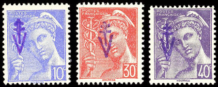 SYLVANES LES BAINS N°2/4, neuf **, N°2 pli, N°4 adh., sinon TB, signés Mayer