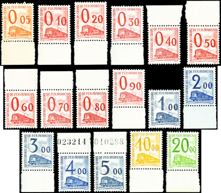 N°31/47 la série complète de 17 valeurs, neuf **,TB