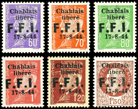 THONON N°1/6 la série, neuf **, TB