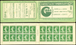 N°159-C1 Semeuse Camée, 10c. vert, n°159c, T IC, S. 26, GIBBS/AIGLE, TB