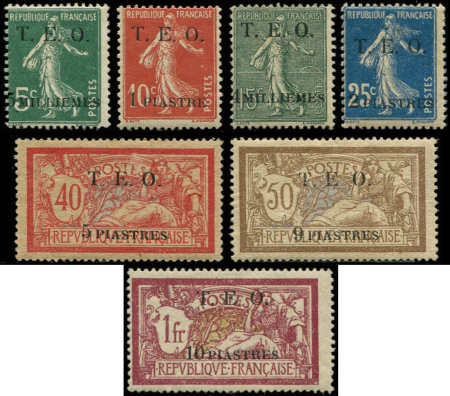 N°4/10 Semeuse et Merson, surchargés de 1919, neuf *, TB