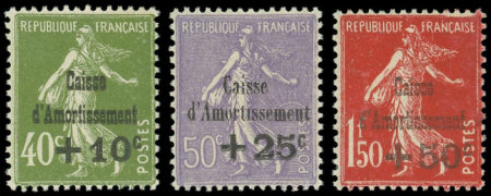 N°275/77 5ème série Amortissement, neuf **, TB