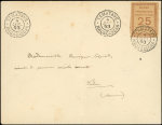 N°11 25c brun sur chamois obl. càd TAMATAVE 4/7/93 s. Env., TB