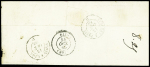 N°20 5c vert obl. GC sur lettre de Joinville-sur-Marne,