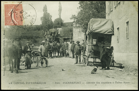 Carte postale illustrée "Le Cantal pittoresque - 8