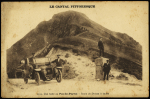 2 cartes postales illustrées diff : l'autocar au P