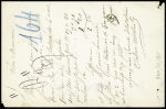15 plis d'Allanche (+ 4 devants) dont cursive roug