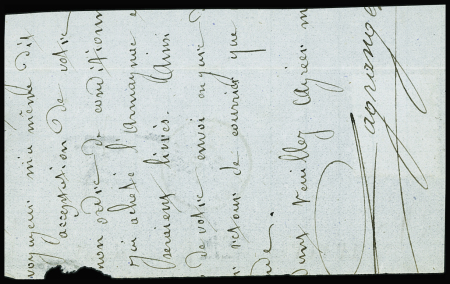 15 plis d'Allanche (+ 4 devants) dont cursive roug