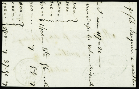 15 plis d'Allanche (+ 4 devants) dont cursive roug