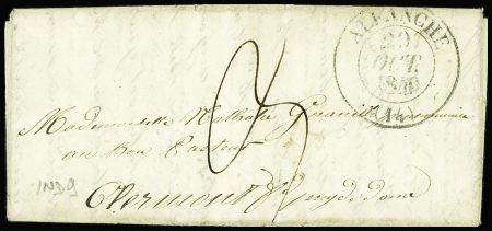 15 plis d'Allanche (+ 4 devants) dont cursive roug