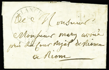15 plis d'Allanche (+ 4 devants) dont cursive roug