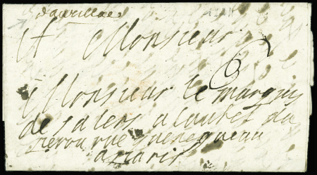 11 lettres datées avec marques manuscrites "Dauril