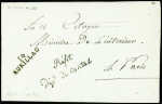2 lettres : MP rouge "14 Aurillac" + cursive rouge