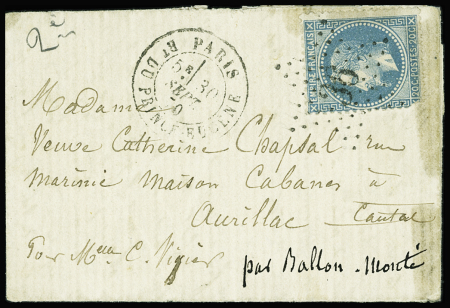 N°29 (def) OBL étoile 35 + CAD "Paris Bt du Prince
