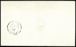 Lettre avec T14 Bort (1852) + cursive "14 Champs d