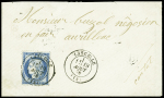 N°60 OBL CAD T17 "Lascelle (14)" (19 aout 1876) ré