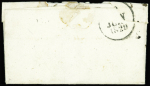 Double cursive "14 Pierrefort St Flour" (1829), in