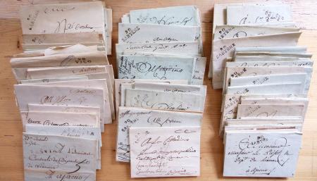 1800-50env. CORSE : Lot de plus de 500 lettres préphilatéliques