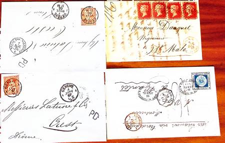 1860-1916 Lot of 29 covers and cards, mostly 19th century,