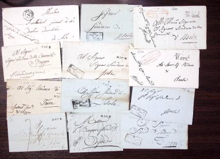 1765-1900 ALPES MARITIMES: Ensemble spécialisé de plus