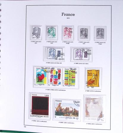 1979-2017, Collection d'oblitérés (principalement avec