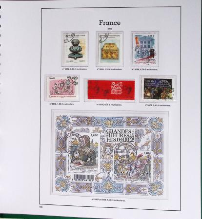 1979-2017, Collection d'oblitérés (principalement avec