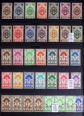 1860-1970 Ensemble de diverses colonies françaises