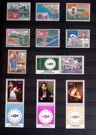 1860-1970 Ensemble de diverses colonies françaises