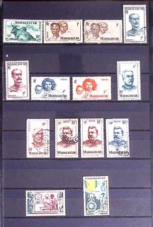 1860-1970 Ensemble de diverses colonies françaises