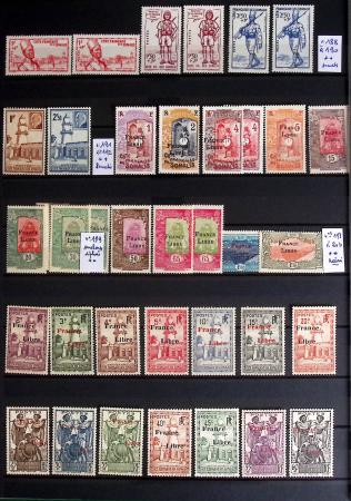 1860-1970 Ensemble de diverses colonies françaises