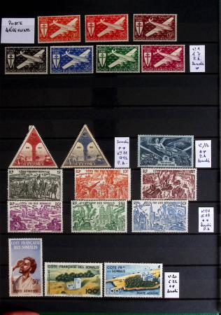 1860-1970 Ensemble de diverses colonies françaises