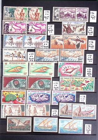 1860-1970 Ensemble de diverses colonies françaises