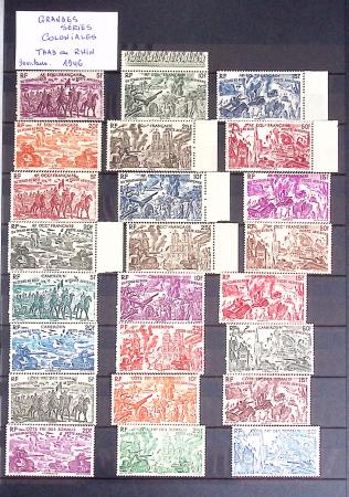 1860-1970 Ensemble de diverses colonies françaises