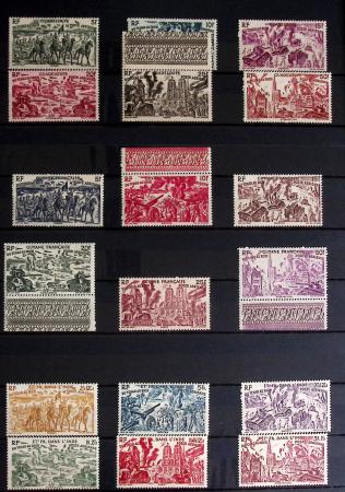 1860-1970 Ensemble de diverses colonies françaises